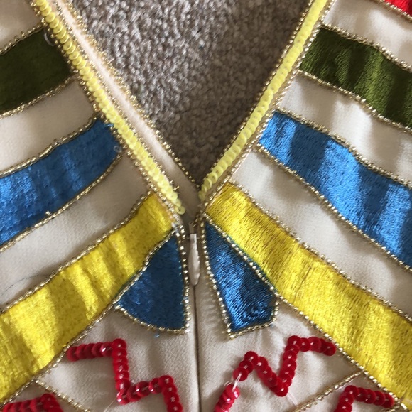 Gianni Bini | Abstract Multicoloured Beaded Sequin Dress - Picture 7 of 13